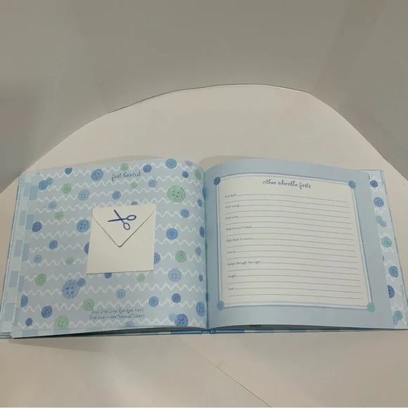 NEW BABY Boy(s) Keepsake 8” x 10” Memories Scrapbook - Picture 7 of 11